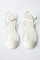 VINYL SLINGBACK SHOES