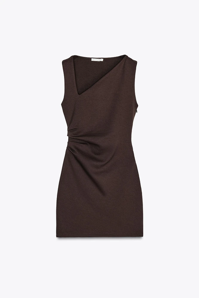 ROBE COURTE DRAPÉE