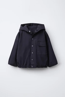 BLOUSON À CAPUCHE AVEC LOGO