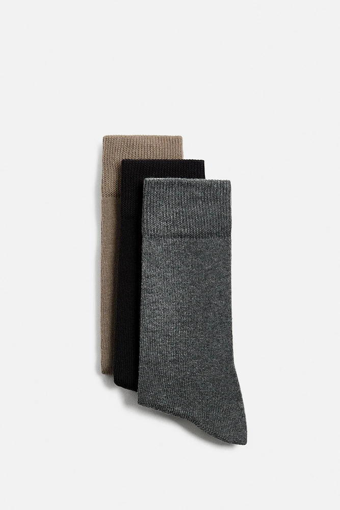 LOT DE CHAUSSETTES ASSORTIES X3