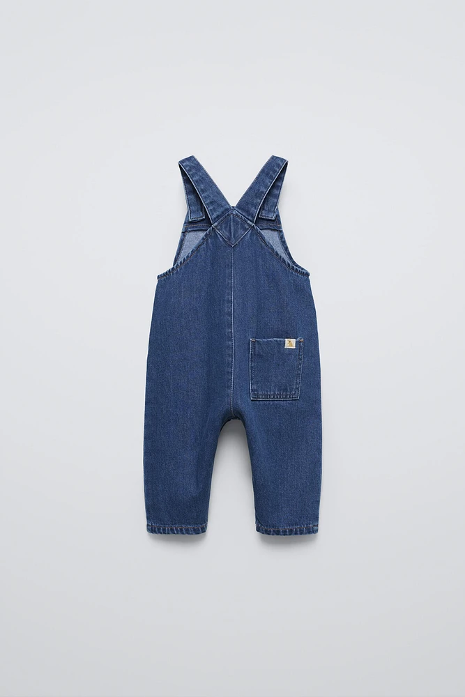 DENIM POCKET OVERALLS