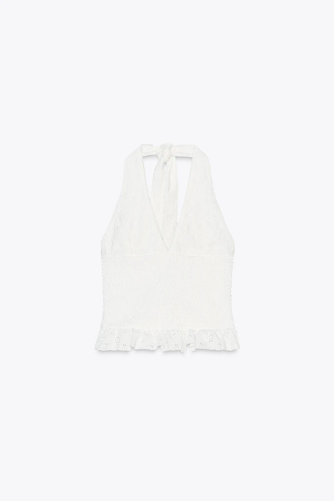 HALTER MIXED TOP
