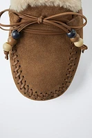 MOCASSINS EN CUIR VELOURS ÉDITION LIMITÉE