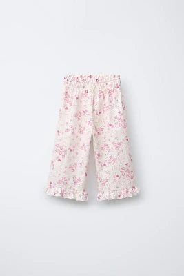 PANTALON SHIFFLY IMPRIMÉ FLEURS