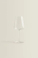 VERRE À VIN CRISTALLIN FORME CONIQUE