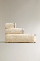 RICE STITCH BATH TOWEL