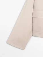 Water-repellent cape jacket
