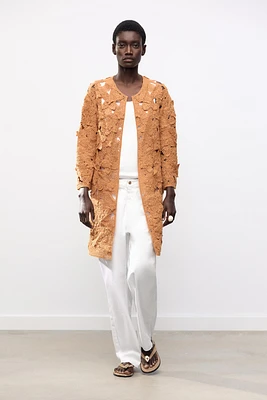 MACRAMÉ OPEN COAT
