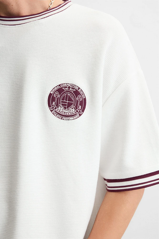RETRO FOOTBALL STRUCTURE T-SHIRT