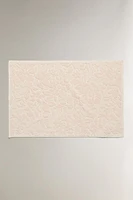 TAPIS DE BAIN JACQUARD FLORAL