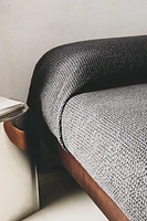 MINI WAFFLE-KNIT COTTON BEDSPREAD