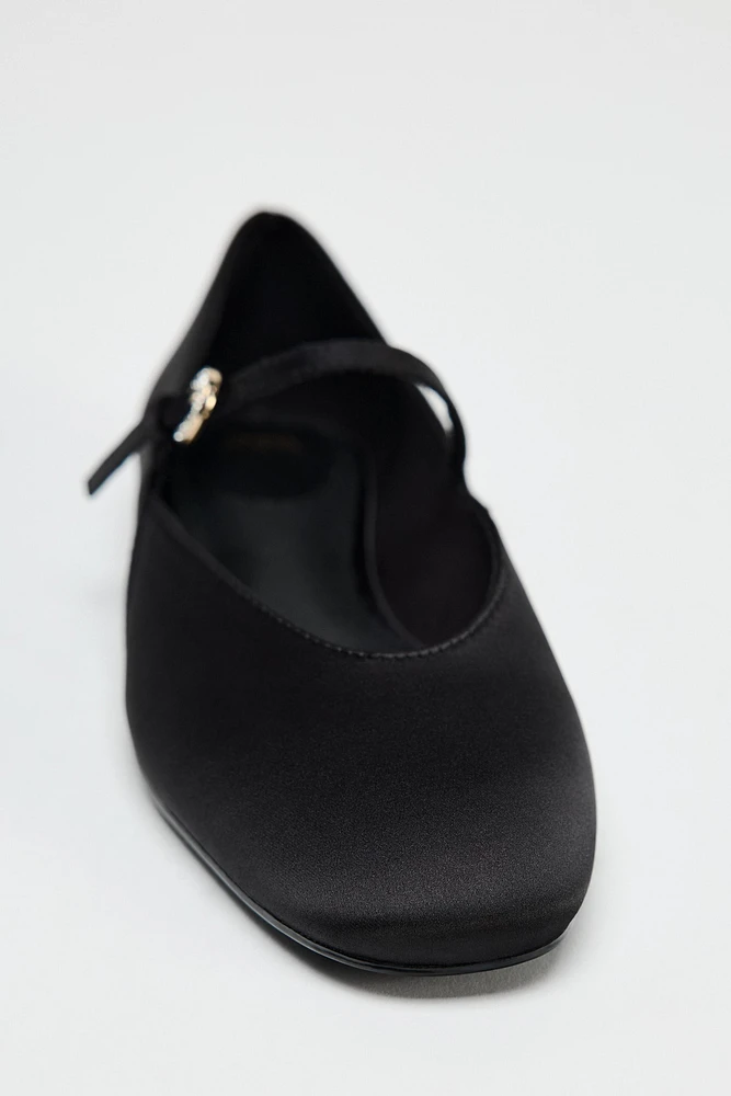 SATIN EFFECT BALLET FLATS 50TH ANNIVERSARY
