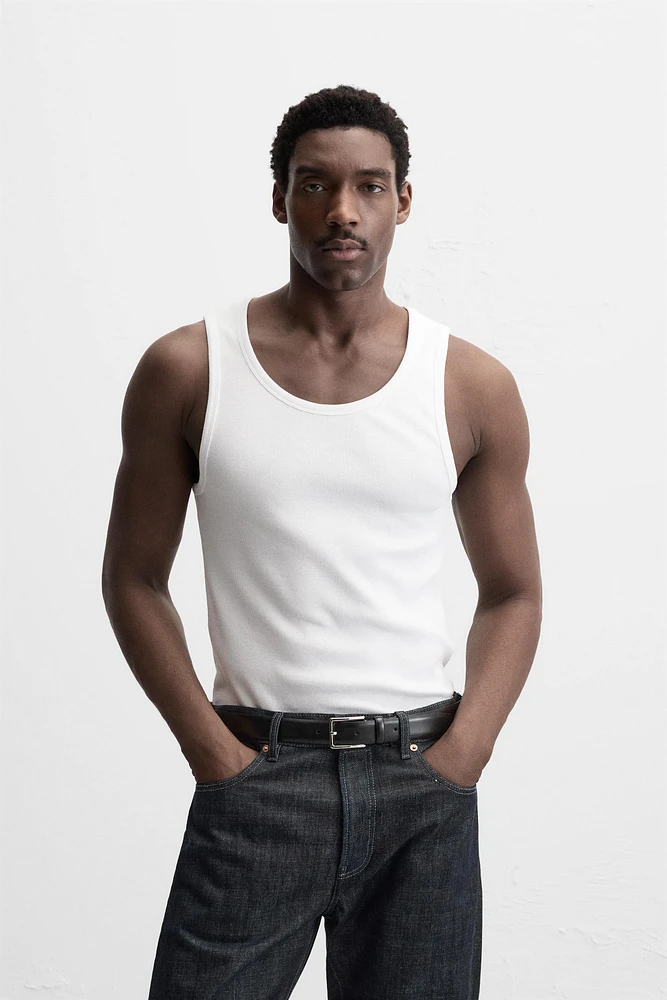 BASIC RIB TANK TOP