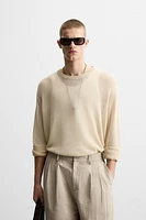 PULL RELAXED FIT SEMI-TRANSPARENT