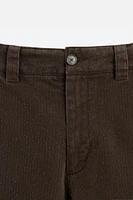 PANTALON STRAIGHT FIT STRUCTURÉ