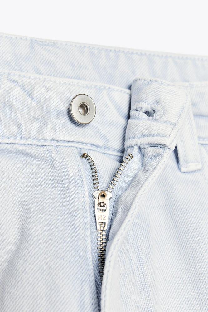 JEAN TRF COUPE LARGE À TAILLE MI-HAUTE