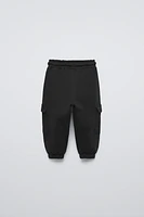 PANTALON EN MOLLETON STYLE JOGGING