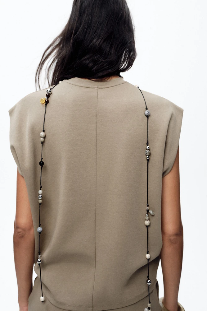 WASHED INTERLOCK T-SHIRT