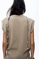WASHED INTERLOCK T-SHIRT