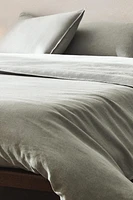 WASHED LINEN DUVET COVER (140 GXM²)