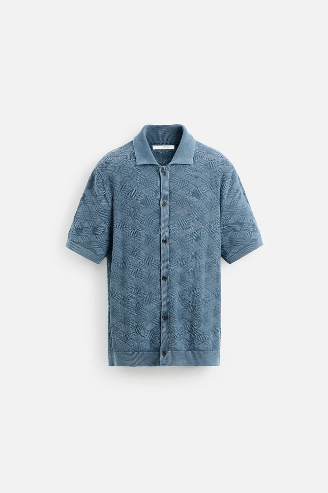 DIAMOND KNIT SHIRT