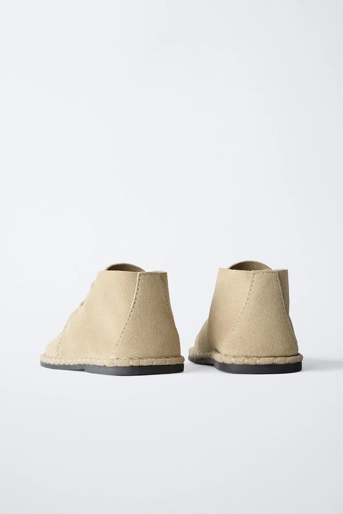 ZARA TIMELESS - LEATHER LACE-UP SHOES