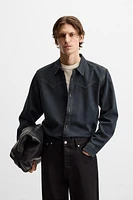 CHEMISE EN DENIM WESTERN