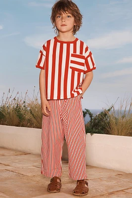 LIMITED EDITION STRIPED BALLOON PANTS