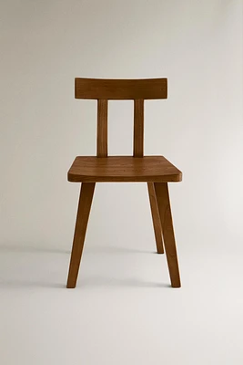CHAISE EN BOIS À DOSSIER