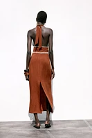 ROBE MI-LONGUE BRODÉE