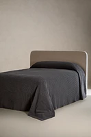 MINI WAFFLE-KNIT COTTON BEDSPREAD