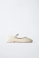 BALLERINES EN CUIR