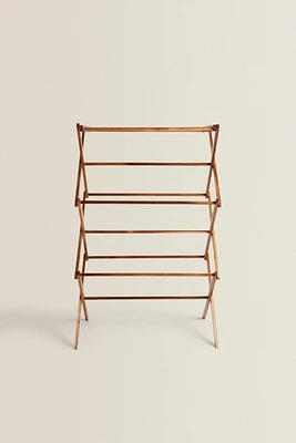 WOODEN VERTICAL FOLDING  CLOTHES HORSE