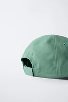 EMBROIDERED TEXT CAP