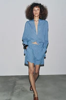 ZW COLLECTION LONG STRIPED SHIRT
