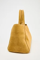 MINI SAC DE VILLE EN CROÛTE DE CUIR