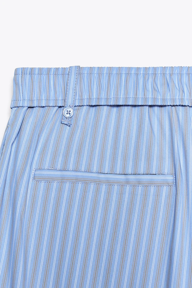 STRIPED PAJAMA PANTS