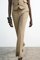 PANTALON ÉVASÉ À TAILLE HAUTE