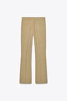 PANTALON ÉVASÉ À TAILLE HAUTE