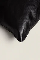 SEAMED LEATHER BEAN BAG CHAIR