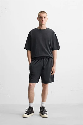 WASHED JOGGER SHORTS