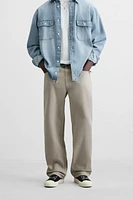 RELAXED FIT DRAWSTRING JEANS