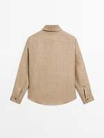 Chemisier chambray 100 % lin