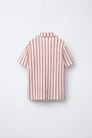 STRIPED KNIT SHIRT