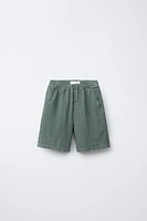 100% LINEN SHORTS