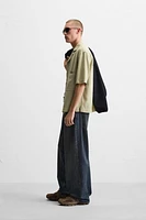 STRUCTURED EMBROIDERED SHIRT