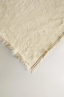 OVERLOCK LINEN BLANKET