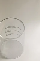 BOROSILICATE GLASS MUG WITH SILK SCREEN