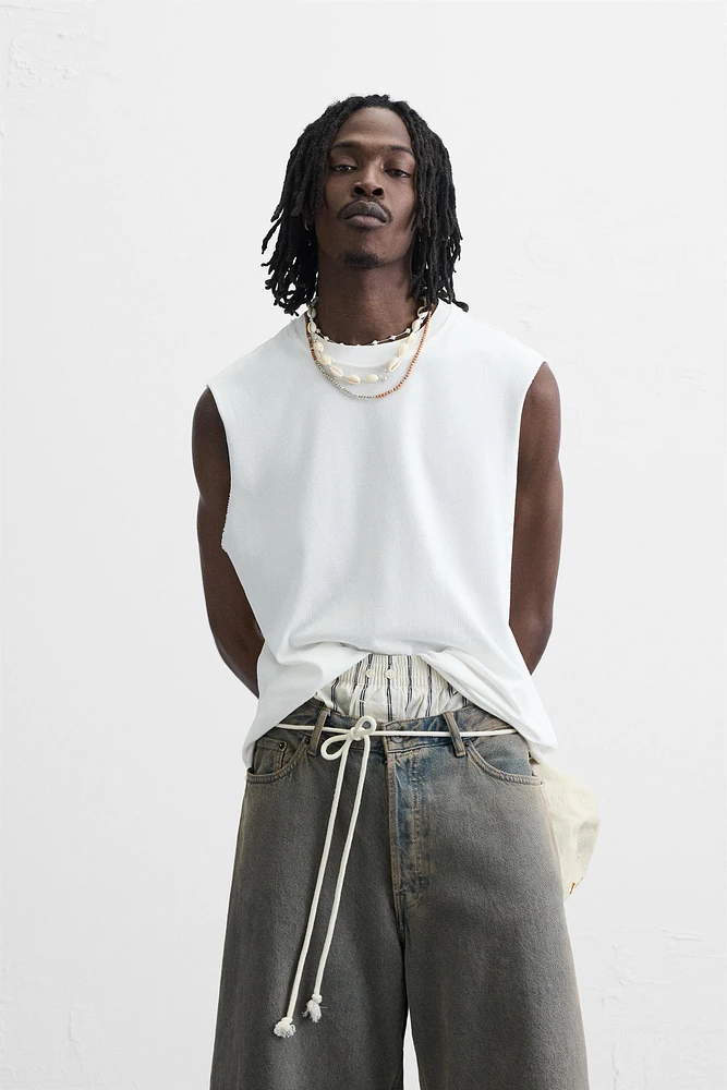 KNITTED TANK TOP