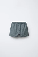 JACQUARD TEXTURE SHORTS